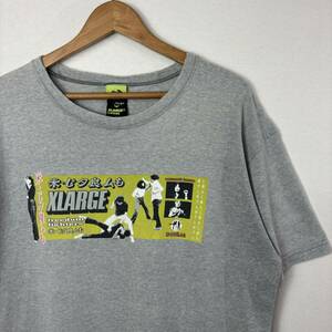 ビンテージ 90s【X-LARGE】オールド エクストララージ Tシャツ USA製 L 初期 ボロ 00s 裏原 ストリート 古着 Xラージ Y2K カンフー 激レア