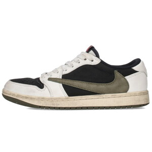 ナイキ スニーカー WMNS AIR JORDAN 1 LOW OG OLIVE DZ4137-106 サイズ:24cm ウィメンズエアジョーダン1オリーブスニーカー 中古 SB01