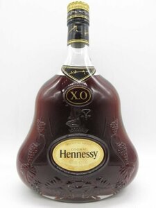 未開栓 洋酒 ヘネシー XO 金キャップ クリアボトル Hennessy 1000ml 40% コニャック ブランデー 送料無料