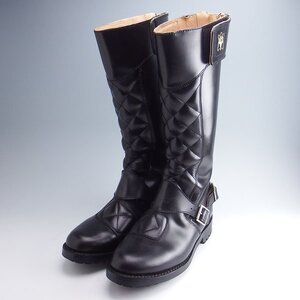 GOLDTOP ENGLAND The Quilted Trophy Motorcycle Boots UK7 25.5cm 英国製 ゴールドトップ キルテッド トロフィー ブーツ