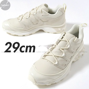 UK10.5 29cm 新品 SALOMON XT-6 EXPANSE LTR レザー スニーカー Vanilla Ice Almond Milk サロモン エクスパンス ADVANCED アイボリー