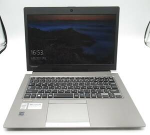 東芝 dynabook R634/K/i5-4300U/1.90GHz/メモリ4GB/SSD128GB/win8pro☆ジャンク★n0615154