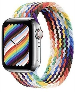 38/40/41mm AppleWatch バンド おしゃれ 色1 編み込み Series 9/8/7/6/5/4/3/2/1/SEに対応