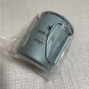 スノーピーク　snowpeak Titanium Single Wall 220 Mag SORA 非売品　チタンシングルマグ　ソラ　水色