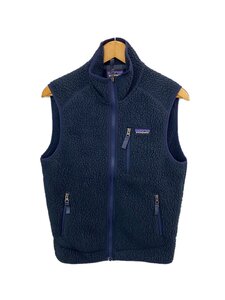 patagonia◆フリースベスト/XS/ポリエステル/NVY/無地/STY22820FA18