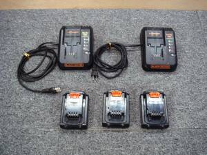 BLACK&DECKER ブラックアンドデッカー 18V JP01 BL2018 BL1518 充電器 バッテリー 専用 