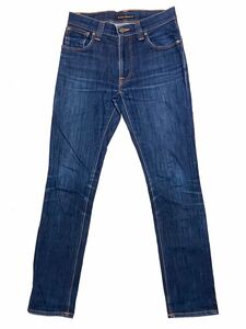 送料無料 美品 MADE IN ITALY Nudie Jeans NJ3718 THIN FINN オーガニック ストレッチ デニム ジーンズ ヌーディージーンズ