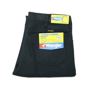 デッドストック 80s ビンテージ WRANGLER ラングラー USA製 WRANCHER ランチャー 82682BK 黒 ブラック スタプレ ブーツカット パンツ 古着