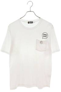 アベイシングエイプ ドーバーストリートマーケット 001CSF721016X POCKET TEE サイズ:L ポケットTシャツ 中古 FK04