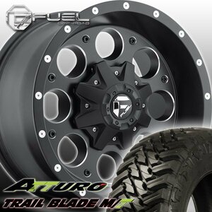 FUEL D525 Revolver ハマー H2 H1 HUMMER 新品 20インチマッドタイヤホイールセット ATTURO TRAIL BLADE MT 35x12.50R20 37x13.50R20