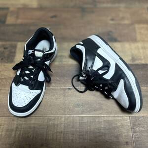 NIKEナイキ/dunk low/ダンクロー/パンダ/スニーカー/24.0cm