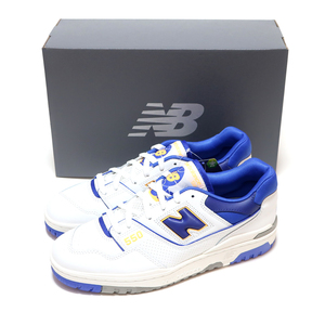 海外限定☆NEW BALANCE BB550WTN LAKERS PACK WHITE/BLUE US11 29cm ニューバランス BB550 レイカーズ パック ホワイト ブルー 白青黄