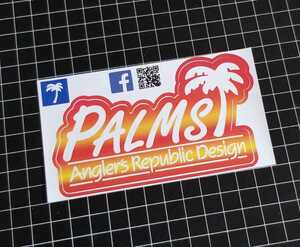 アングラーズリパブリック　アンリパ Palmst Sticker パームス　ステッカー　シール/　コーラルスター　サーフスター/アンレーズ/椰子ヤシ 