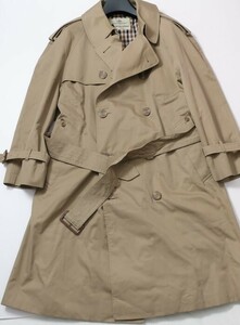 極美品 アクアスキュータム Aquascutum トレンチコート/英国製 ベージュ （5206)abeaj