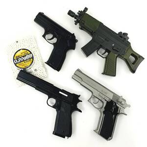 【全て動作品】エアガン ４点 まとめて 東京マルイ M8000 COUGAR G・SG 550-MINI・OMEGA M1911AI・SMITE WHANG TACO291MODEL645 BB弾付き