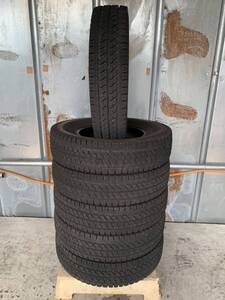 送料込み！205/85R16 BRIDGESTONE BLIZZAK W979 20年 10mm 中古スタッドレスタイヤ６本セット