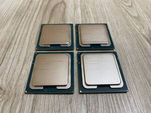 *0443-0917 ☆通電保証/在庫＠9☆ 4枚セット Intel CPU Xeon ( E5-2407 V2 ) 2.40GHz SR1AK 4コア 4スレッド 発送サイズ:A