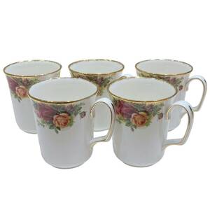 ★ROYAL ALBERT ロイヤルアルバート マグカップ オールドカントリーローズ 5客 セット