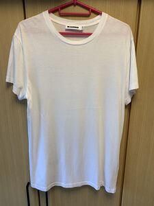 国内正規 18SS JIL SANDER ジルサンダー クルーネック Tシャツ カットソー 白 S オンワードタグ付き国内正規品 JSUN706005 MN247308