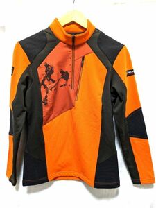 ★新品 11900円 タグなし MILLET ミレー トップス 登山 アウトドア ハイキング 胸囲90cm / Sサイズ L.ORANGE 040