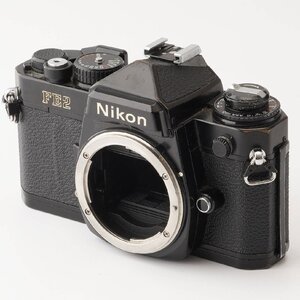 ジャンク ニコン Nikon FE2 ブラック ボディ 35mm フィルム一眼レフカメラ