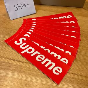 1円スタート 10枚セット Supreme シュプリーム Box Logo ステッカー ボックスロゴ ボックスロゴステッカー ノベルティ sticker 赤 red 