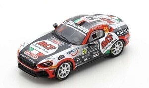 【スパーク】 1/43 アバルト 124 ラリー RGT No.56 ラリー Monte Carlo 2019Enrico Brazzoli - Manuel [S5988]★未開封新品！