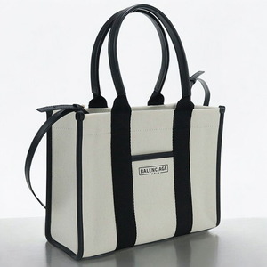 中古 バレンシアガ トートバッグ レディース ブランド BALENCIAGA ハードウェア スモール トートバッグ 671402 ホワイト バッグ