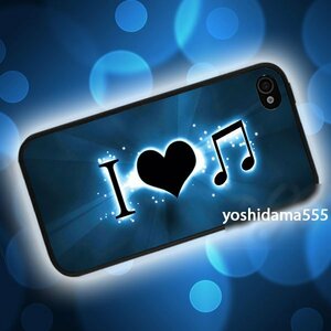 海外限定a新品 I Love Music 音楽 ラブ！ F109 iPhone5 5S