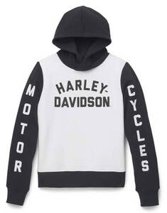 #ハーレーダビッドソン HARLEY-DAVIDSON ジャージ ジャケット プルオーバー メンズ レディース 白＋黒 仕様18 各サイズあり 新品