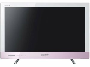 【中古】 ソニー 22V型地上 BS 110度CSデジタルハイビジョンLED液晶テレビ ピンク（別売USB HDD録画対