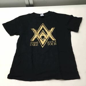 送料無料★EXILE TOUR エグザイル★半袖Tシャツ★ブラックゴールド★Mサイズ#50615sj159