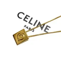 CELINE アルファベットネックレス　イニシャル