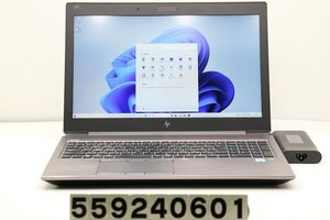 hp Zbook 15 G6 Core i7 9750H 2.6GHz/16GB/512GB(SSD)/15.6W/FHD(1920x1080)/Win11/Quadro T1000 【559240601】