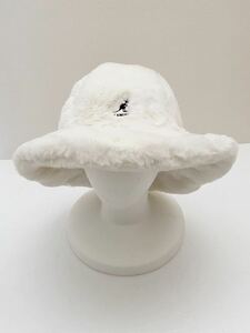 KANGOL sizeL Faux Fur Casual ホワイト 白 ファーハット 帽子 カンゴール sekaino owari セカオワ 同型