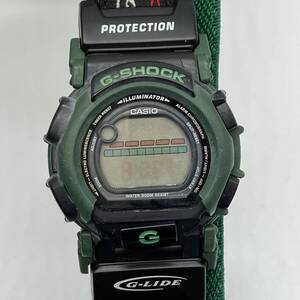 ジャンク 【電池交換済み不動】CASIO G-SHOCK DW-003 クォーツ グリーン デジタル カシオ