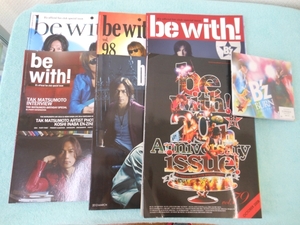 ★B`z bewith 会報　vol７９．９６～９８．１０１．１０２　CD