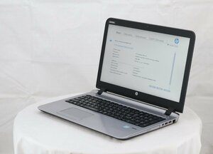 hp ProBook 450 G3 -　Core i3 6100U 2.30GHz 4GB 500GB■現状品