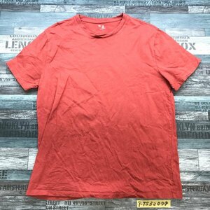 GAP ギャップ メンズ 無地 半袖Tシャツ 大きいサイズ XL レンガ