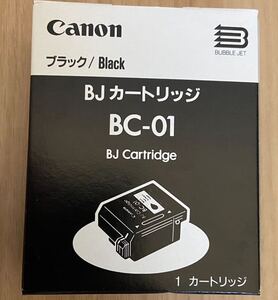 送料無料♪CanonキャノンBC-01 BJカートリッジ　BC-01 ブラック　新品　未使用　未開封　黒 ワープロ等