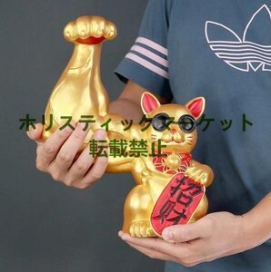 新品入荷★筋肉招き猫 置物