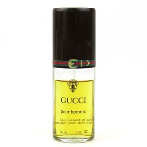 グッチ 香水 プールオム 残半量以上 フレグランス PO メンズ 30mlサイズ GUCCI