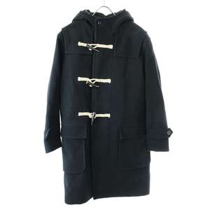 ANSNAM アンスナム Duffel Coat ダブルメルトン ジップアップダッフルコート ブラック 01 ITUYYR5414LM