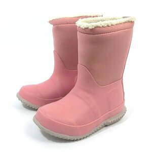 新品 HUNTER ハンター キッズ ブーツ 長靴 サイズ（UK8/14cm）ピンク KIDS SHERPA BOOTS KFT5065NRE 280783