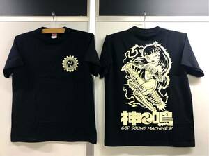 神鳴エンヂニアリング 神鳴娘 Tシャツ 旧車 マッハ 750SS KH400 SR400 SR500 GS400 CB750F CB400 チョッパー ボバー ハーレー