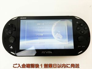 【1円】PSVITA 本体 ブラック PCH-2000 初期化/動作確認済 SONY Playstation Vita EC45-1054rm/F3