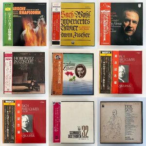 LP クラシック ピアノ ALL BOX 国内盤 9点セット 5/ まとめ売り / リパッティ アラウ ホロヴィッツ ショパン ベートーヴェン サティ