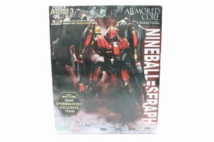 34JY●プラモデル コトブキヤ アーマードコア V.I.シリーズ 1/72 ナインボール=セラフ クリアver 中古 未組立