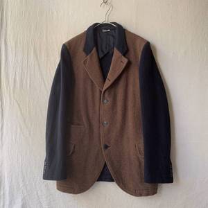 AD2010 COMME des GARCONS HOMME PLUS ジャケット / S ウール テーラード 切替し O2-10005-01840 sale