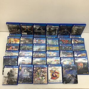 【ジャンク品・年齢確認必須】PS４　ソフト　41本セット　パワフルプロ野球、モンスターハンター　他　Z指定あり　★未検品　【ゲーム-31】